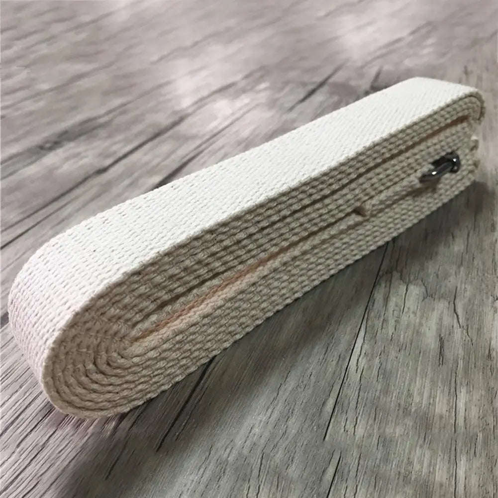 Close-up of the cotton webbing