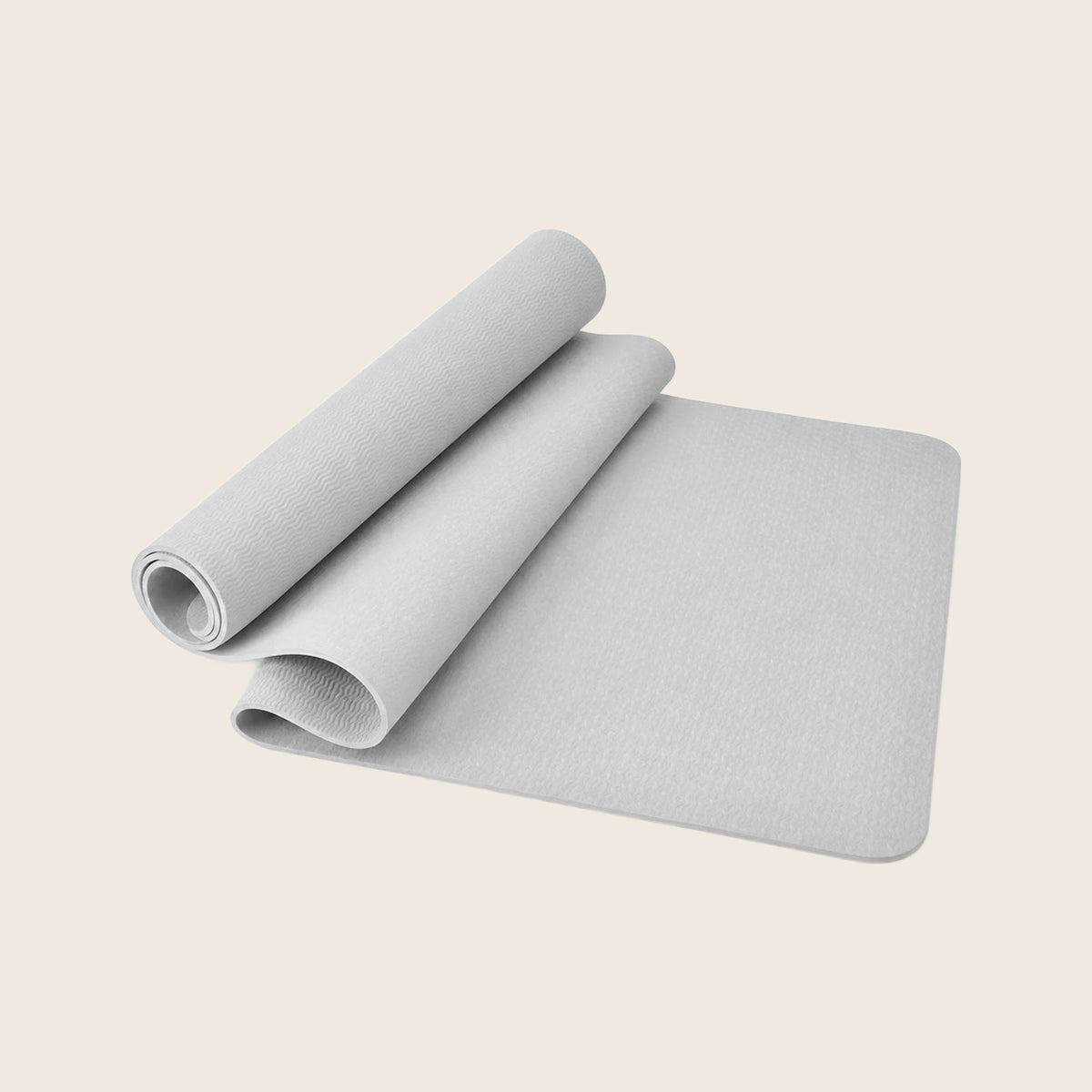 Stone grey 8 mm Pilates mat